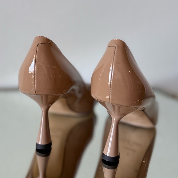Jimmy Choo Rosalia Patent Pearly-Strap Pumps $875 41